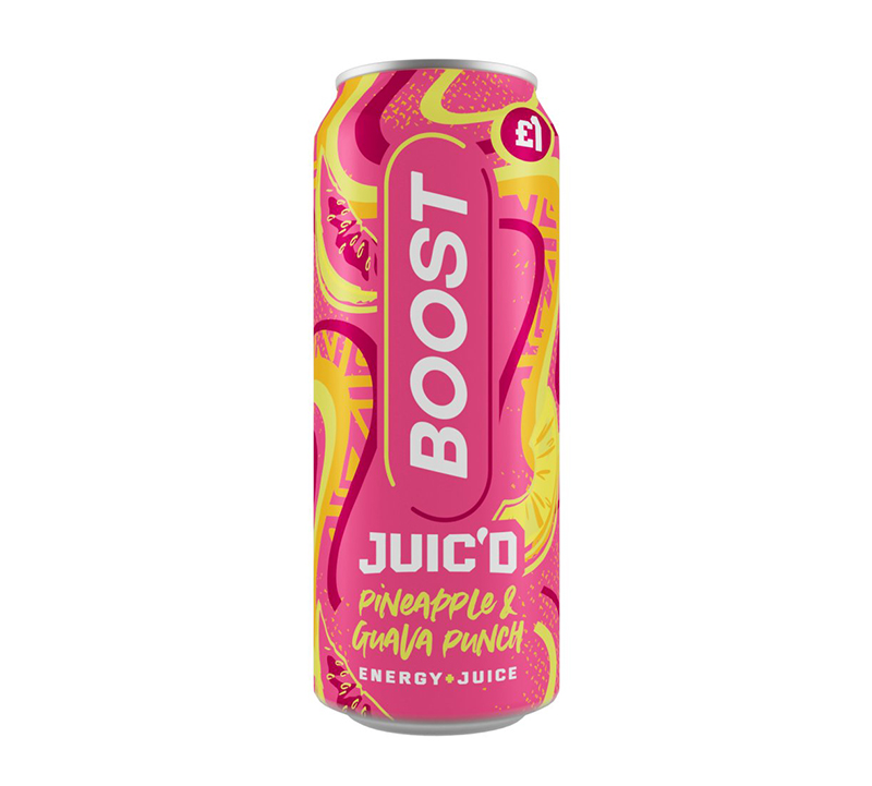 Boost Energy Juic'd Pineapple & Guava Punch 500ml Boost Energy Juic'd Pineapple & Guava Punch 500ml