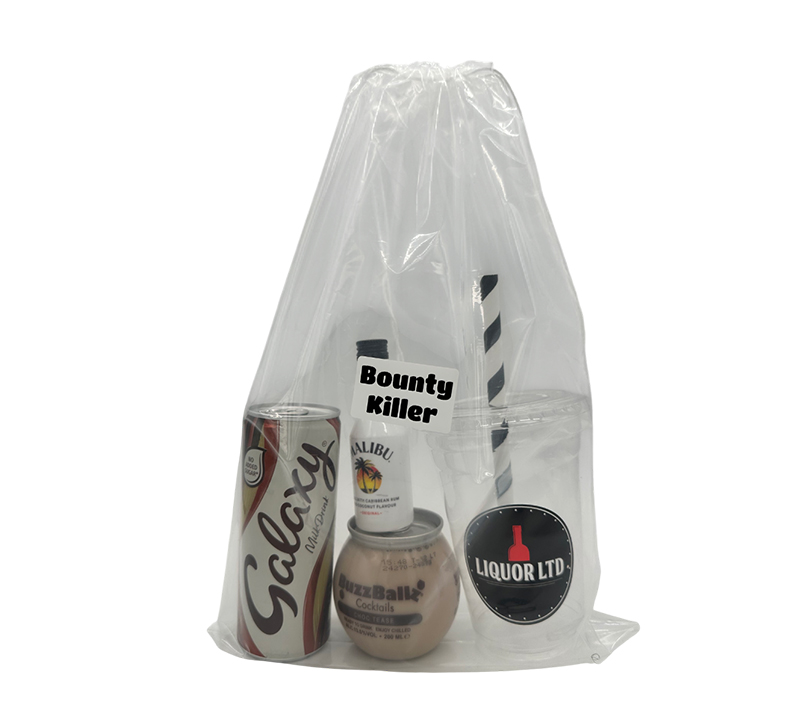 Bounty Killer DIY Cocktail Bag - Chocolate Tease, Malibu & Galaxy Chocolate Milk