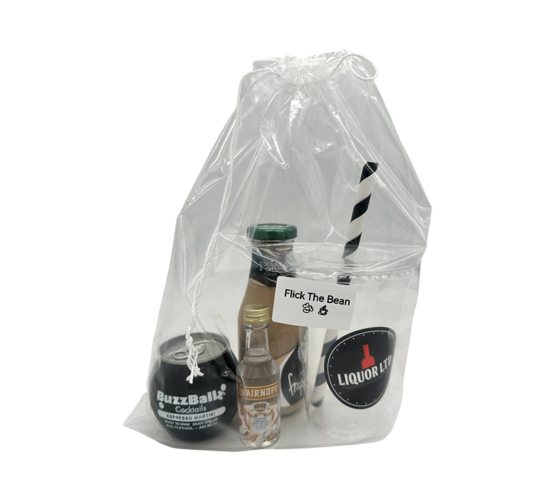 Flick the Bean DIY Cocktail Bag - Espresso Martini, Smirnoff Kissed Caramel Vodka & Frappuccino