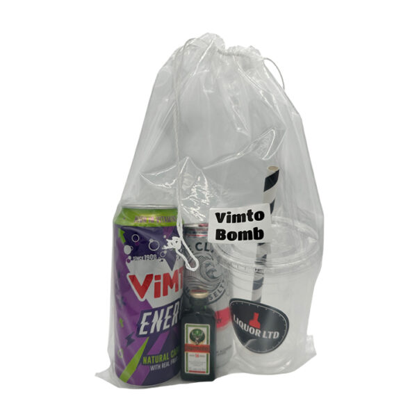 Vimto Bomb DIY Cocktail Bag - Jager, Vimto Energy & Raspberry Seltzer