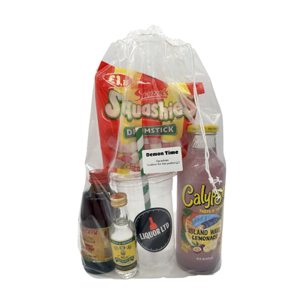 Demon Time DIY Cocktail Bag - Wray & Nephew, Magnum & Calypso Mix