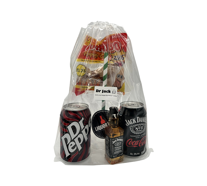 Dr. Jack DIY Cocktail Bag - Jack Daniel's, Dr Pepper & Haribo Mix