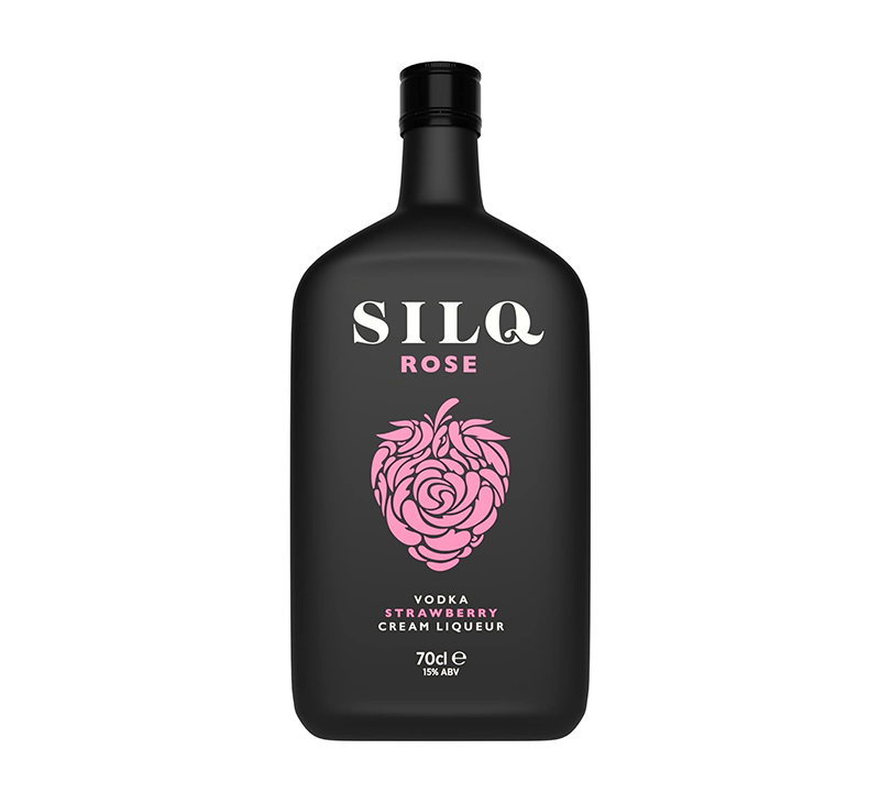 Silq Rose Strawberry Vodka Cream Liqueur 70cl 700ml