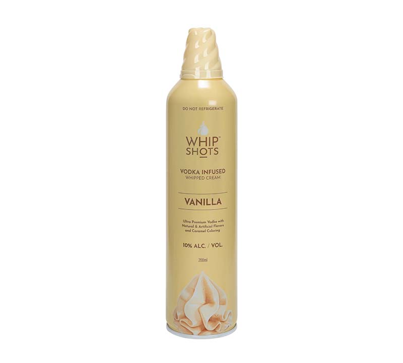 Whip Shots Vodka Infused Vanilla Whipped Cream 200ml