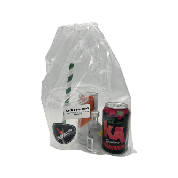 Arch Your Back DIY Cocktail Bag - Peach Schnapps, Citron Vodka & Strawberry KA