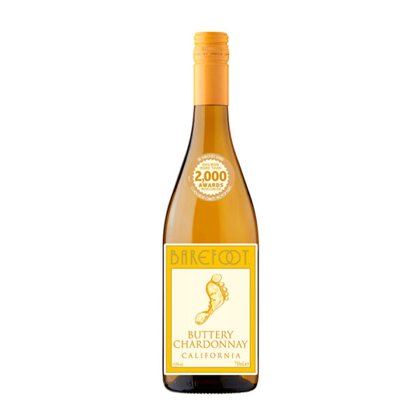 Barefoot Buttery Chardonnay White Wine 75cl 750ml