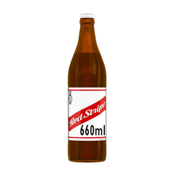 Red Stripe Lager Beer Bottle 660ml