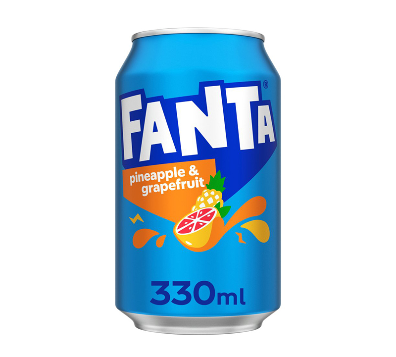 Fanta Pineapple & Grapefruit Can 330ml Fanta Pineapple & Grapefruit Can 330ml