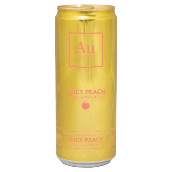 Au Vodka Juicy Peach 330ml