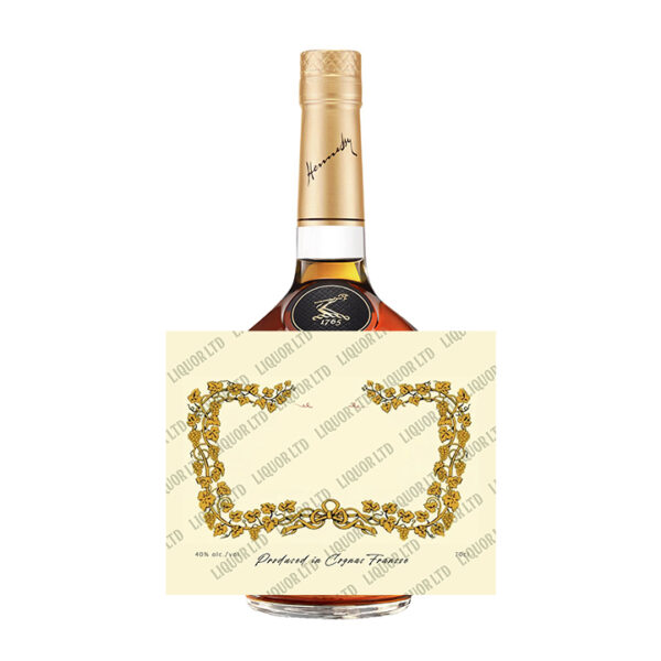 Personalised Hennessy VS Cognac 70cl Bottle with Custom Label-One