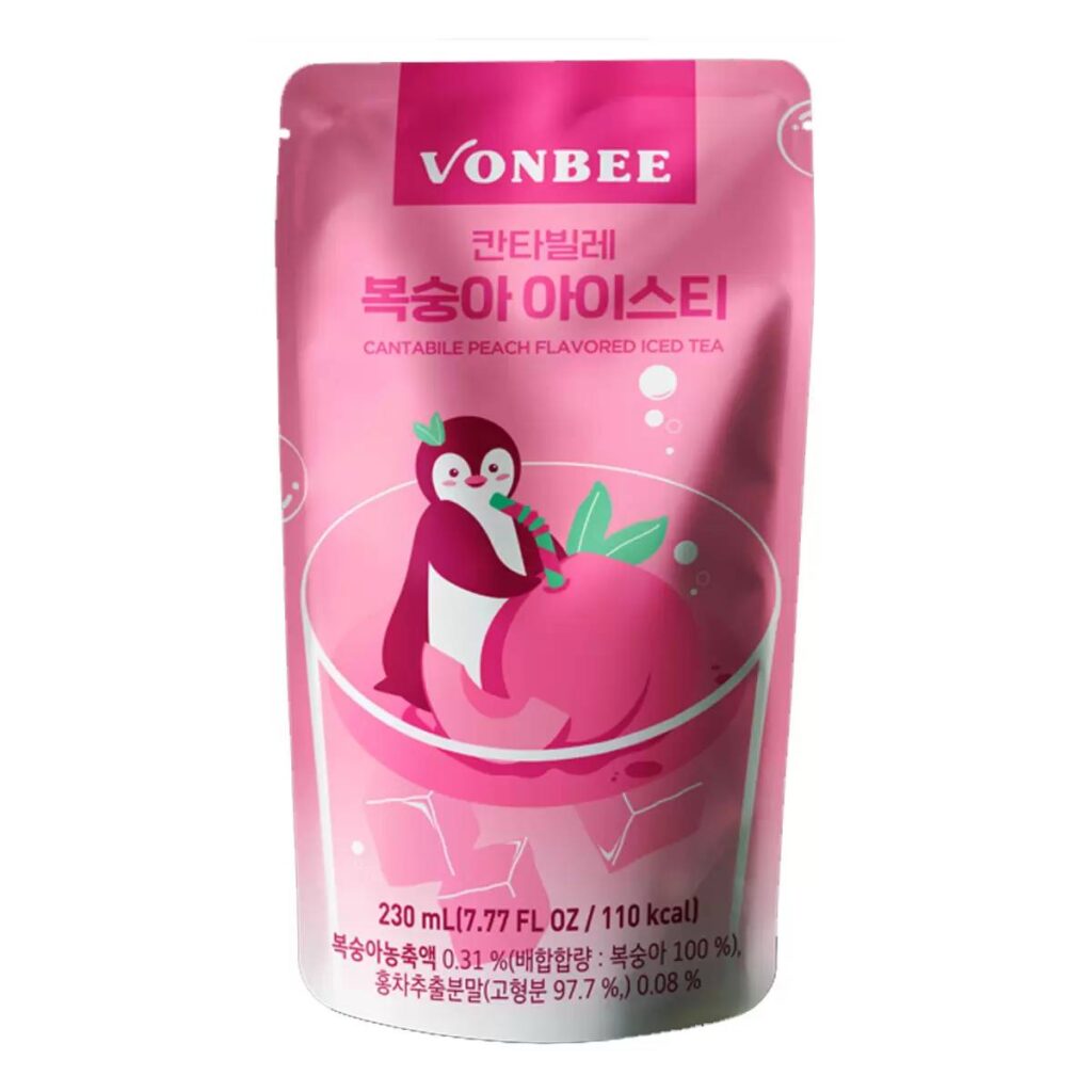 Vonbee peach iced tea 230ml