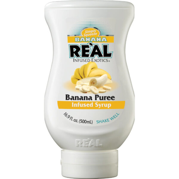 Re'al Banana Puree Infused Syrup 500ml