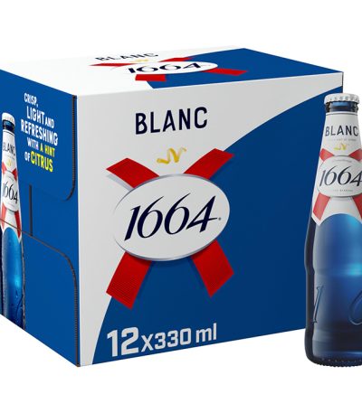 1664 Blanc Premium Lager Beer Bottle 12x330ml