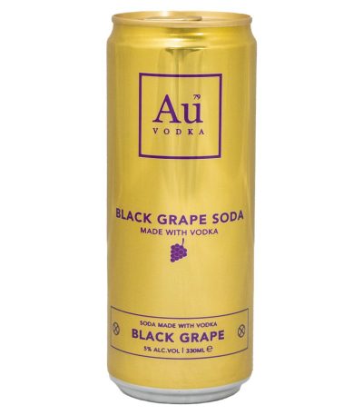 AU Black Grape Soda RTD 330ml