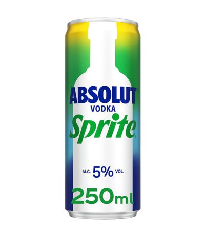 Absolut Vodka & Sprite RTD Can 250ml