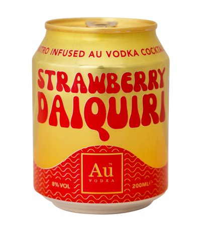 Au Vodka Strawberry Daiquiri Cocktail 200ml