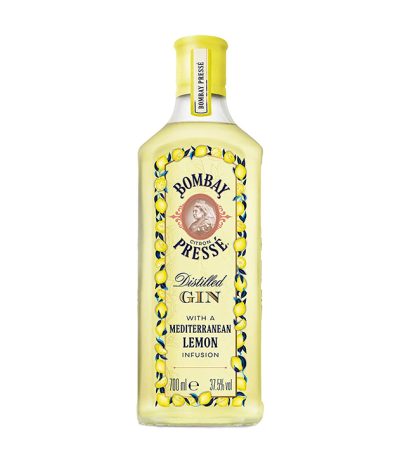 Bombay Presse Distilled Gin with a Mediterranean Lemon Infusion 70cl 700ml