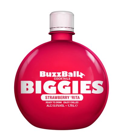 Buzz Ballz Biggies Strawberry Rita 1.75L UK