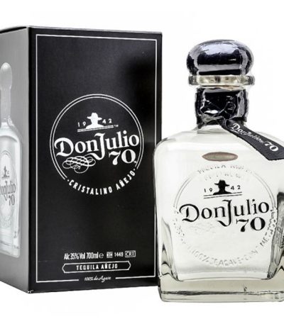 Don Julio 70 Cristalino 70th Anniversary Limited Edition Anejo Claro Tequila 70cl 700ml