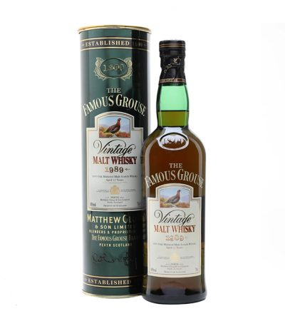Famous Grouse Vintage 1989 12 Year Old Blended Malt Scotch Whisky 70cl 700ml