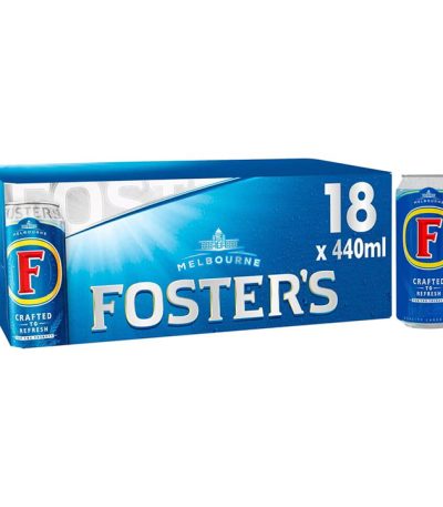 Foster's Lager Beer Cans 18 x 440ml