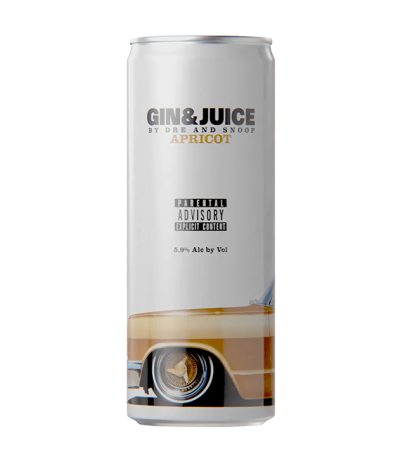 Gin & Juice by Dre and Snoop Apricot RTD Can 250ml
