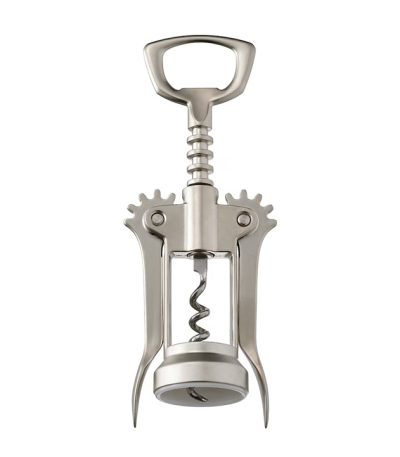 Ikea Idealisk silver corkscrew with bottle opener