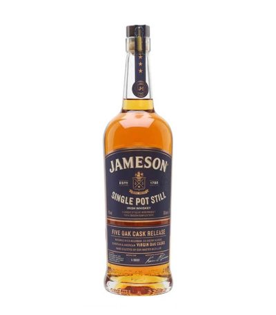 Jameson Single Pot Still – Five Oak Cask Release Whiskey 70cl 700ml