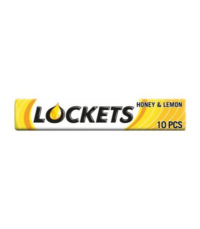 Lockets Honey and Lemon Cough Sweet Menthol Lozenges 41g