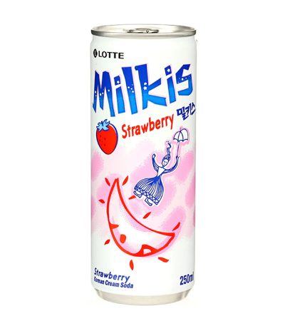 Lotte Milkis Strawberry Korean Cream Soda 250ml