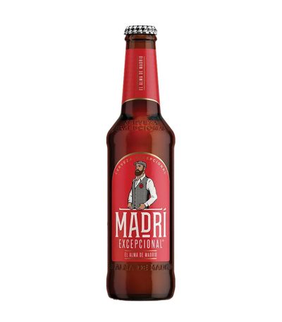 Madri Excepcional Premium Lager Bottle 330ml