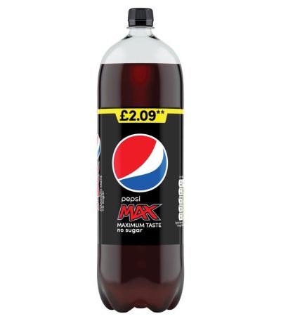 Pepsi Max PM £2.09 2L
