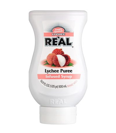 Re’al Lychee Puree Infused Syrup 500ml