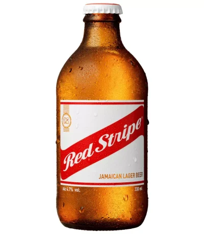 Red Stripe Jamaican Lager Beer 33cl 330ml