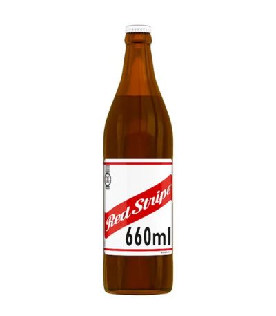 Red Stripe Lager Beer Bottle 660ml