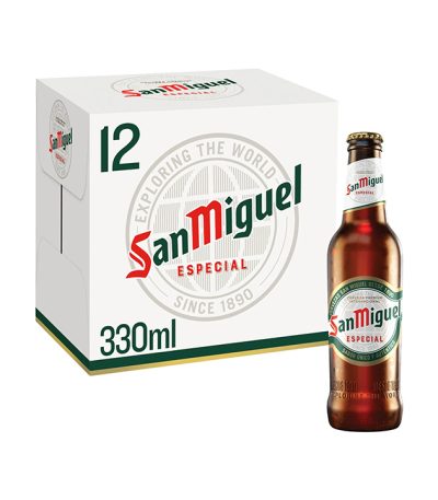 San Miguel Premium Lager Beer Bottles 12x330ml Img