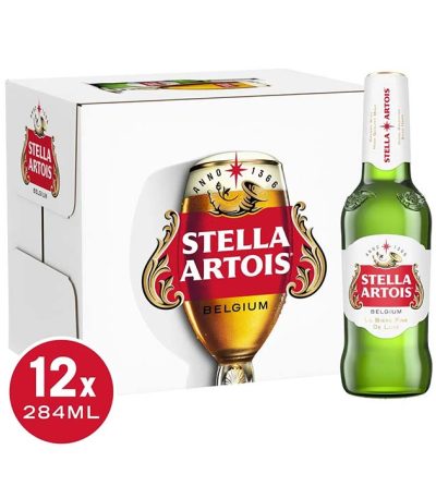 Stella Bottles 12 Pack 284ml 28.4cl