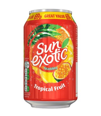 Sun Exotic Tropical Fruit Can PM 330ml
