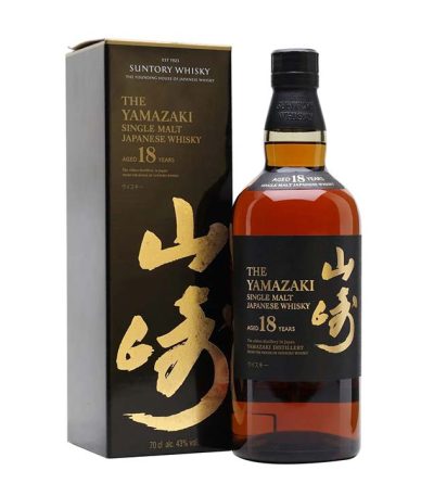 The Yamazaki Single Malt Japanese Whisky Aged 18 Years 70cl 700ml