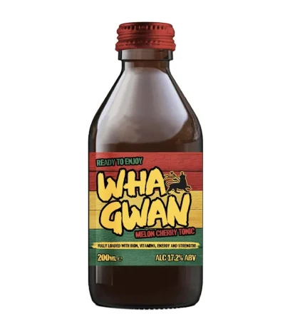 WHA GWAN Melon Cherry & Melon Rum Tonic 200ml